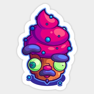 Mr. Cupcake Sticker